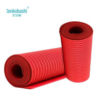 天空桥 绝缘胶垫 红色条纹 6kv 3mm*1米*10米 卷