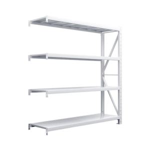 文灵仓库仓储货架四层金属五金货架家用中型重型置物架展示架子承重200kg