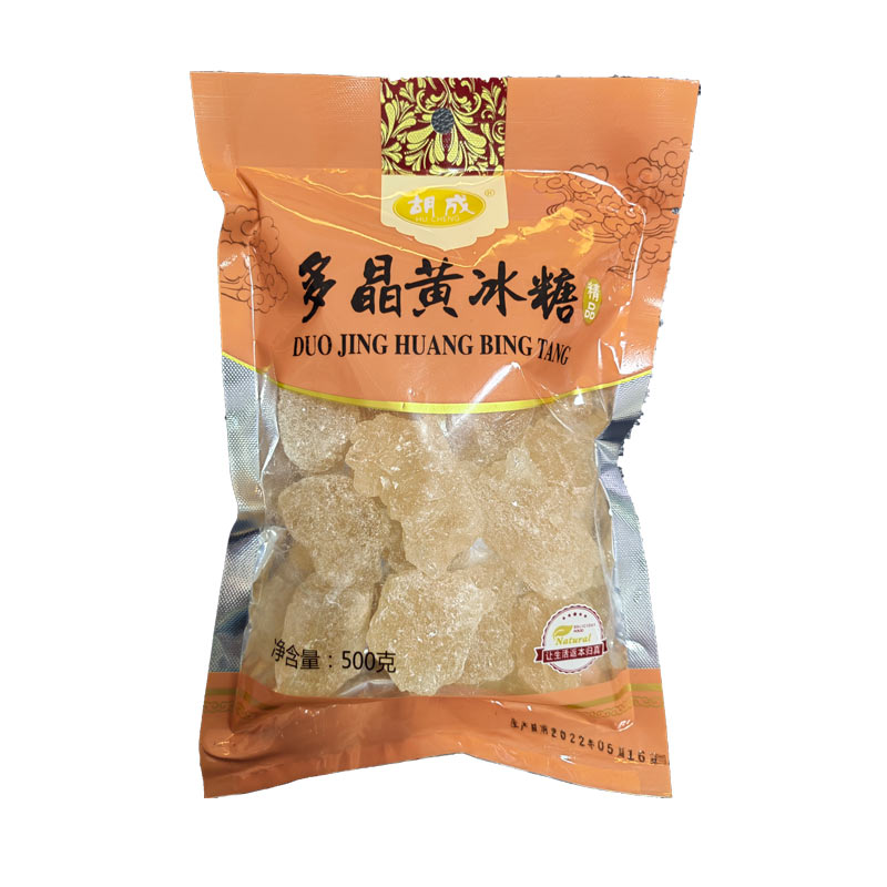 胡成 多晶黄冰糖 500g/袋