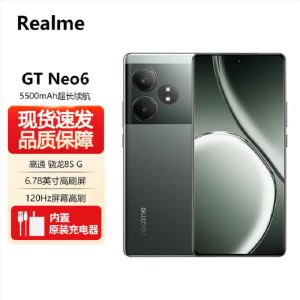 Realme 真我 GT Neo6 苍野骇客 16GB+1TB 骁龙三代8S 5G芯 120W快充 5500毫安大电池 5G游戏拍照智能手机