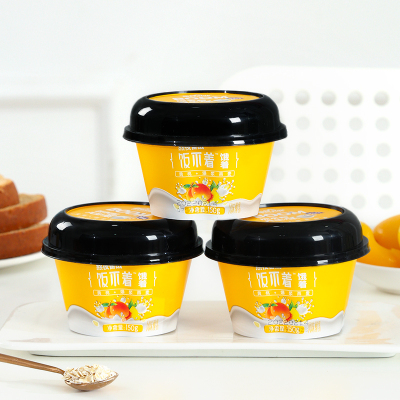 皇氏乳业饭不着爆浆燕麦酸奶150g*10杯黄桃味 燕麦爆珠实力抗饿 真实果粒特别添加水牛乳 双重菌种发酵