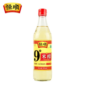 恒顺9度米醋500ml*2瓶装天然发酵醇香浓郁健康美味