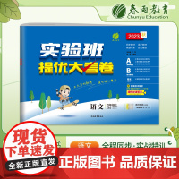 实验班提优大考卷 四年级上册 小学语文人教版 2023年秋季新版教材同步月度期中期末综合练习测试卷分类整合提优训练单元达