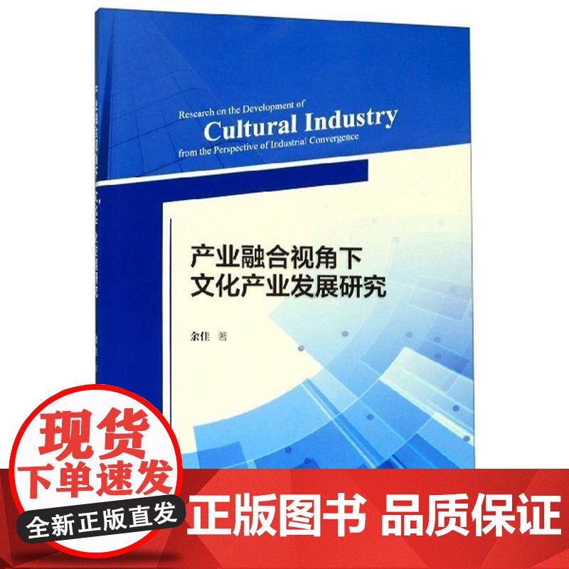 产业融合视角下文化产业发展研究9787548738145 余佳中南大学出版社文化 书籍
