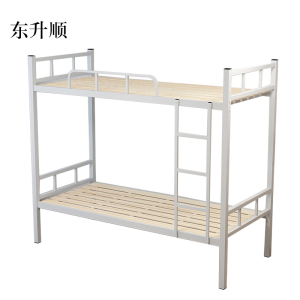 东升顺铁架床钢木床宿舍床经济型加厚型2000X900含床板