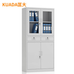 匡大文件柜铁皮档案柜办公柜中二斗钢柜KDGG-BK01