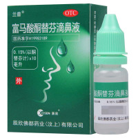 [10盒]辰欣 富马酸酮替芬滴鼻液 10ml*1瓶/盒*10盒 用于过敏性鼻炎