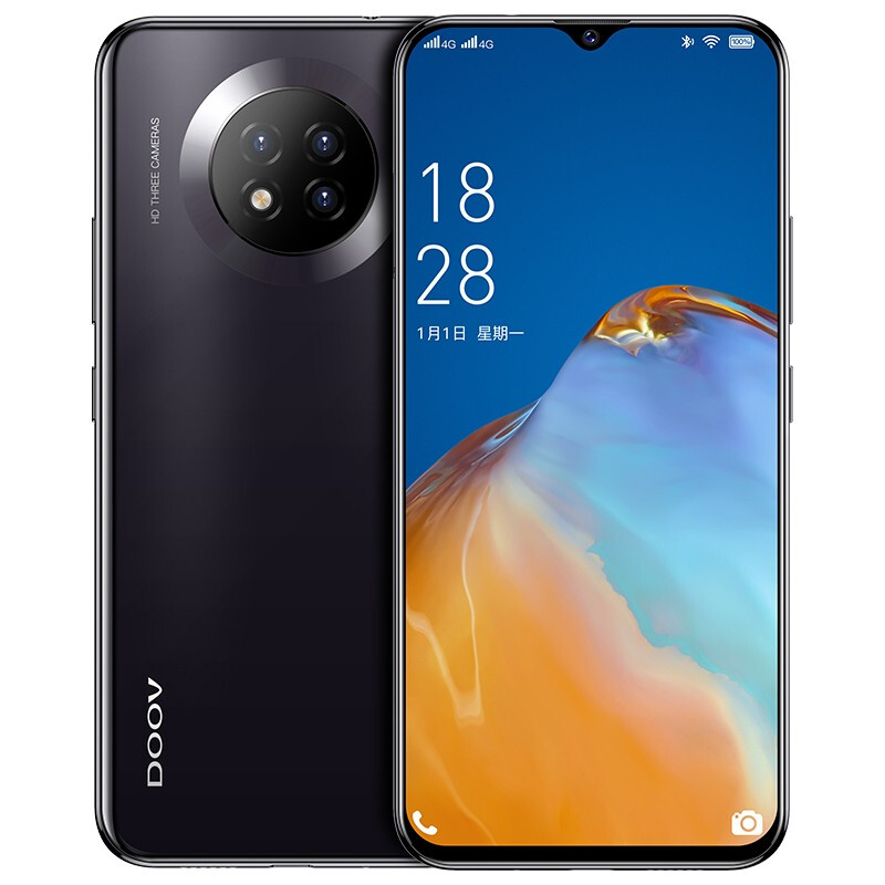 朵唯(doov) m30 全新智能游戏手机 8 128g 星空黑 6.