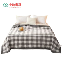 中盈惠彩 新疆棉花夏凉被 全棉可机洗 XJMH1 150*200cm 1条