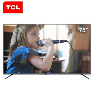 TCL 官方旗舰 75D6 (75英寸)吋 4K高清 全生态HDR防蓝光智能网络液晶彩电 丰富教育资源平板电视机
