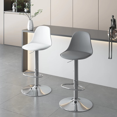 质凡吧台椅现代简约高脚凳酒吧升降椅子收银台吧凳家用高凳子时尚吧椅
