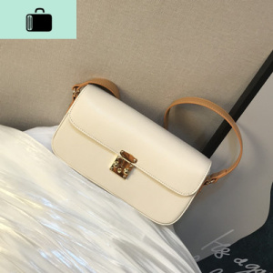 法式腋下包夏季女包2020新款潮白色高级感单肩手提小包百搭法棍包NEW LAKE女士单肩包