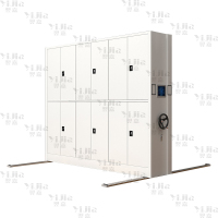 翌嘉 智能密集架移动式档案柜钢制轨道智能密集柜 一列3组