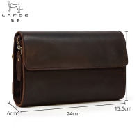 猎豹真皮手包头层牛皮手拿包24*6*15.5cm/个