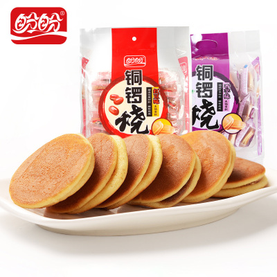 盼盼红豆味铜锣烧240g袋装早餐休闲夜宵充饥零食品