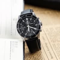 CASIO官方旗舰店卡西欧手表男士电子官方限量非机械表简约学生潮流防水 石英表男手表赛车表盘时尚潮流皮钢带EFV-540