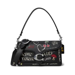 COACH/蔻驰女手拿包时尚简约皮革印花大容量休闲百搭通勤斜挎包