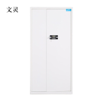 文灵钢制密码文件柜保险柜铁皮资料柜通门白色密码锁420*900*1850