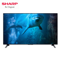 夏普电视 4T-C80E7CA 80英寸4K超高清日本原装液晶面板 智能网络WiFi 平板电视机 大屏展示机挂墙版