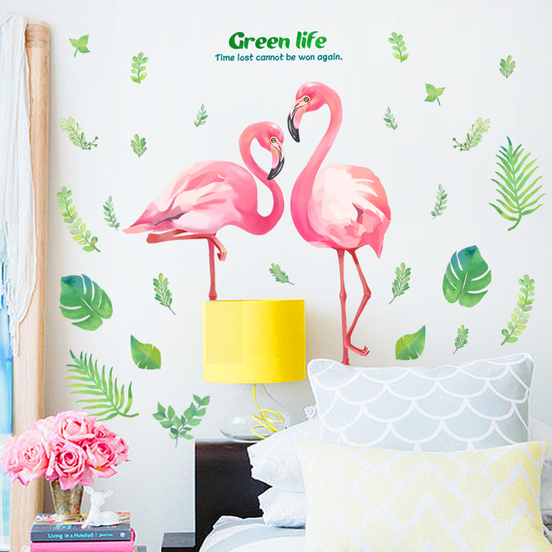 卧室温馨墙面装饰宿舍贴纸墙贴画房间布置床头背景墙壁纸 夏天的秘密