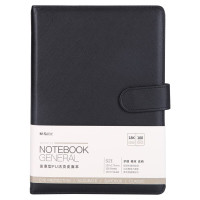 晨光 M&G 普惠型PU活页皮面笔记本 APYF4T74A 18K (黑色) 100页 本