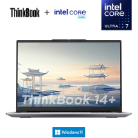 联想ThinkPad ThinkBook 14+0ACD 14.5英寸标压便携轻薄笔记本电脑 (英特尔Evo平台认证酷睿Ultra9 185H 32G内存 1T固态 3K)
