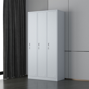 中豫鑫泽ZYXZ4071951铁皮更衣柜办公柜寄存包柜鞋柜 3门更衣柜(加厚款)