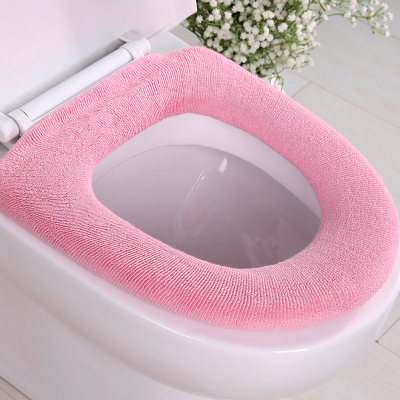 马桶坐垫家用纯棉马桶垫秋冬季毛绒坐便器垫圈加厚四季通用马桶套三维工匠