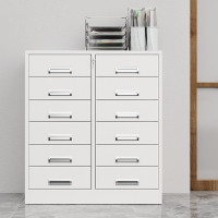 域赢文件柜办公柜钢制铁皮柜资料柜档案柜储物柜横十二斗矮柜