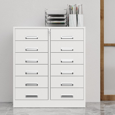 域赢文件柜办公柜钢制铁皮柜资料柜档案柜储物柜横十二斗矮柜