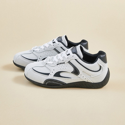 ins韩版德训鞋女秋季厚底新款学生跑步运动增高休闲街拍