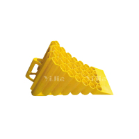 翌嘉YJ4121904 塑料止退器塑料止滑器停车斜坡垫三角木阻车器 450*250*200mm