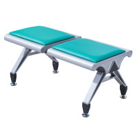 锦北 无靠背排椅候诊椅加厚机场银行车站医院等候椅大厅连椅双人位带垫