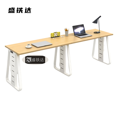 盛铁达 并排两人位办公桌2400*600*1100mm STD-XXTJ07 张