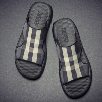 男士凉鞋2026夏季新款外穿拖鞋男潮流韩版拖鞋软皮软底男式皮凉鞋