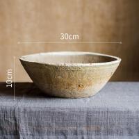 美帮汇自然生长青苔红陶花盆经典素朴日式风格种植器皿杂货花园 A 大