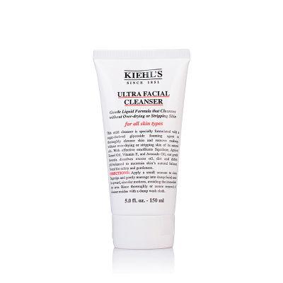 Kiehl's科颜氏高保湿洁面啫喱150ml深层清洁温和滋润