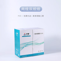 仟炬网线、双绞线QJTL-6EBUXU4PVC-BGYv六类非屏蔽双绞线,U/UTP,AWG23,PVC,灰色