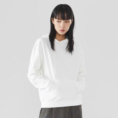 [1件5折价:59.5]美特斯邦威女休闲常年基本连帽舒适宽松甜美针织套头衫秋冬女