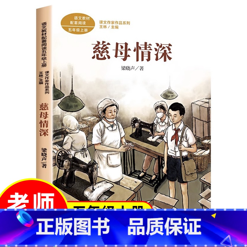 [五年级上册]慈母情深(人教版) [正版]青岛出版社我们的汉字任溶溶系列培养母语文化趣味故事书文字的起源到演变入选中国好
