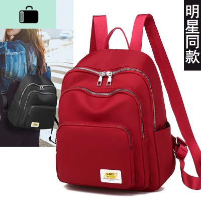 女士包包2020流行款双肩包背包女大容量牛津布妈咪旅行时尚超轻便NEW LAKE