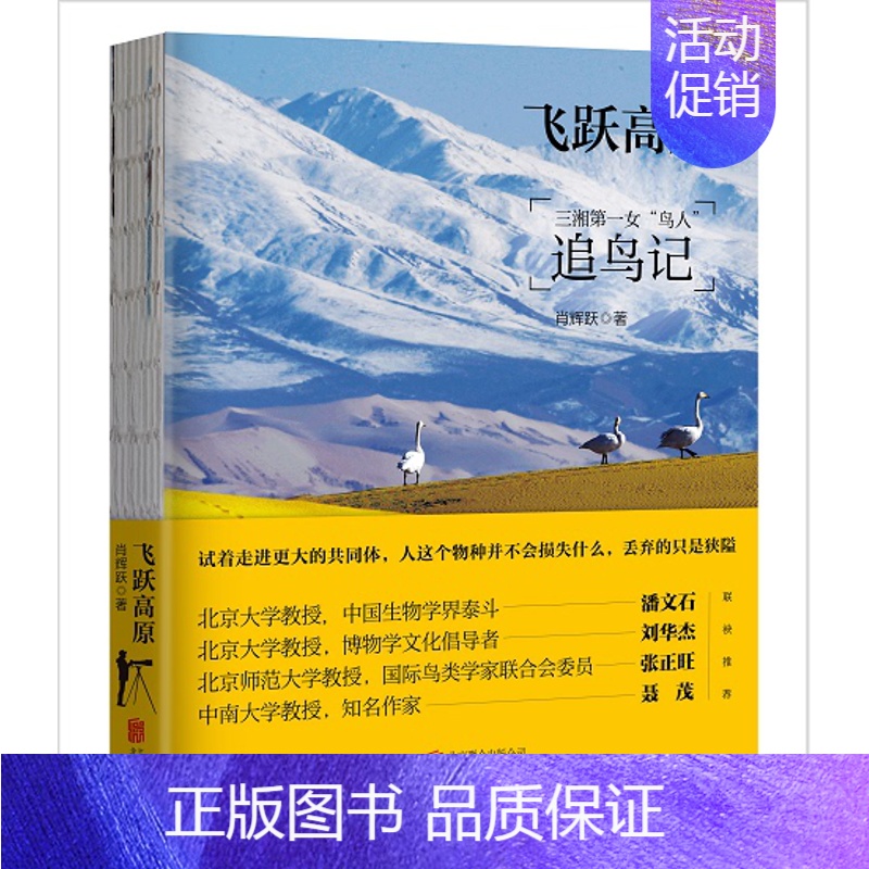 [正版]飞跃高原 肖辉跃生态散文作家鸟类摄影师 中国高原动物鸟类纪实散文人与大自然我国四大高原自然之美科学性文学性当代随