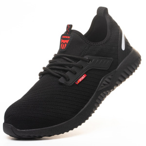 麒燕 男士四季飞织透气轻便安全鞋912/双