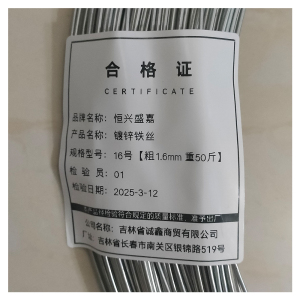 恒兴盛嘉 镀锌铁丝 捆