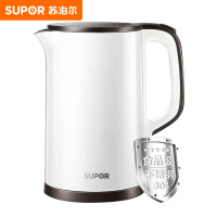 苏泊尔(SUPOR)电水壶1.5L大容量自动断电电热水壶保温防烫防干烧自动断电不锈钢内胆烧水壶15T66B