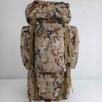 威斯 110升大容量 多功能迷彩背囊水墨纹冬