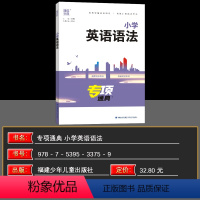 英语语法 小学通用 [正版]2025新版专项通典 小学英语语法三四五六年级上下册通用版通成学典小学3456年级语法句型专