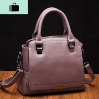 皮女包2020春夏新款韩版时尚百搭单肩包软皮牛皮简约斜挎手提包NEW LAKE女斜挎包