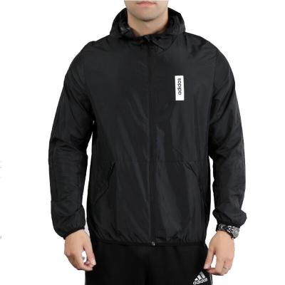 Adidas阿迪达斯男装秋季新款防风运动服跑步训练休闲透气时尚开衫夹克外套EI5588C