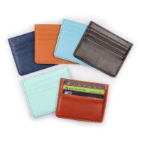 超薄卡包公交银行卡套 皮革-3卡位(可定制)